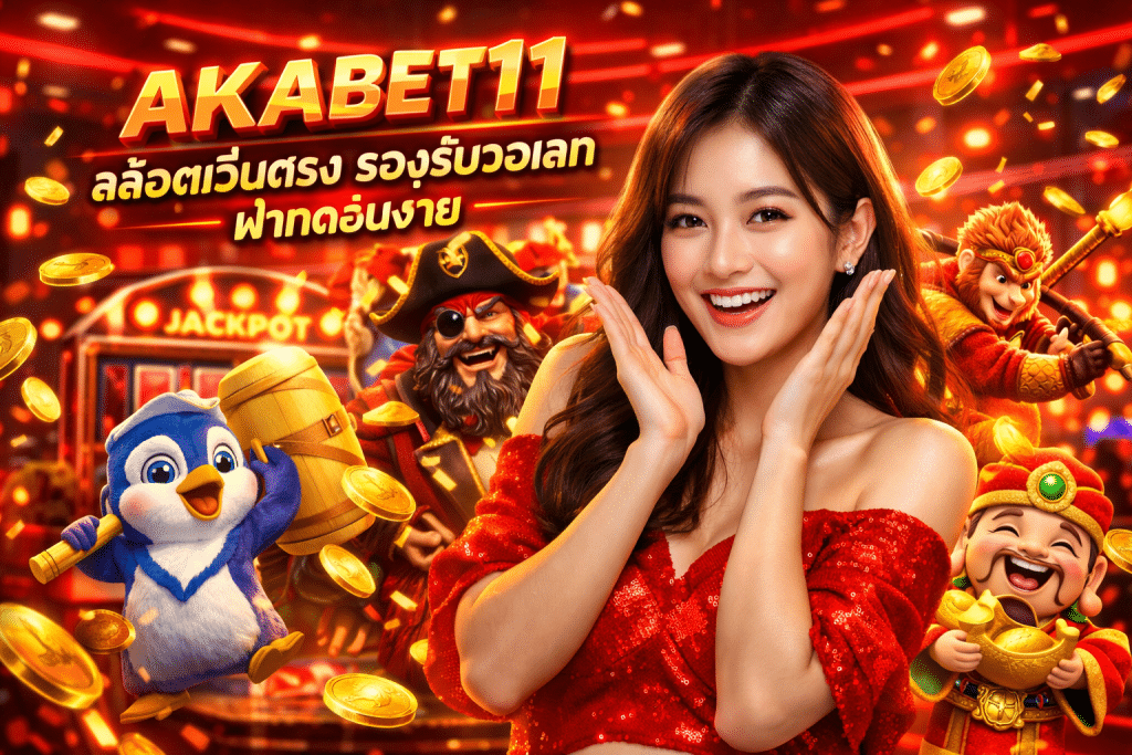 AKABET11 สล็อตเว็บตรง รองรับวอเลท ฝากถอนง่าย
