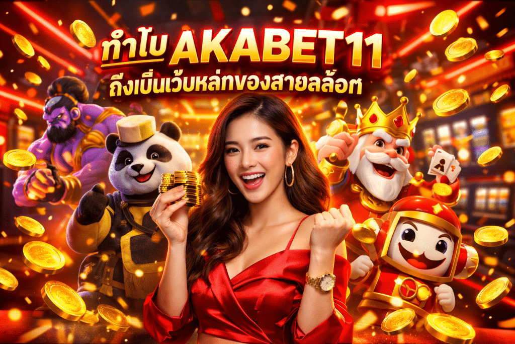 ทำไม AKABET11 ถึงเป็นเว็บหลักของสายสล็อต