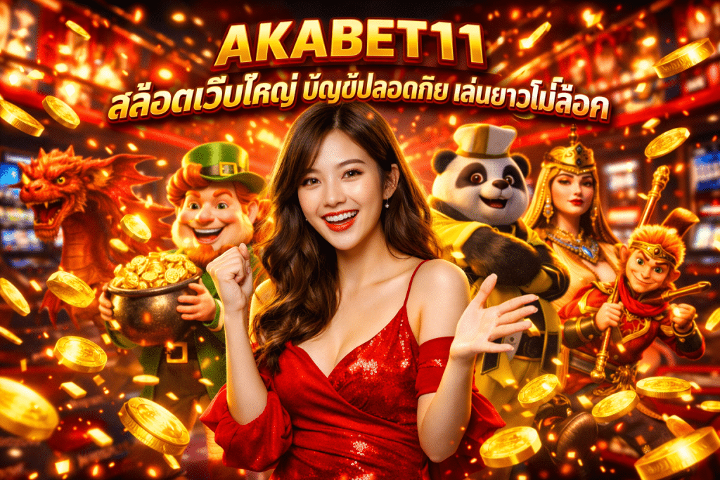 AKABET11 สล็อตเว็บใหญ่ บัญชีปลอดภัย เล่นยาวไม่ล็อค