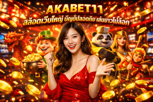 AKABET11 สล็อตเว็บใหญ่ บัญชีปลอดภัย เล่นยาวไม่ล็อค